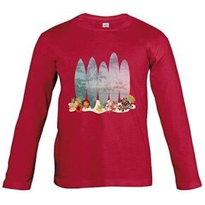 Surf Junior Red Long Sleeve T-Shirt - 10 Years - Red - 10 Years in Saudi Arabia
