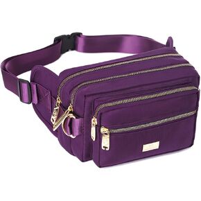 Extra Large Fashion Fanny Pack for Men Women, Waist Bag for Waterproof Hiking Running Biking Gym Outdoor Sports Travel Belt Bag (Black) in Saudi Arabia