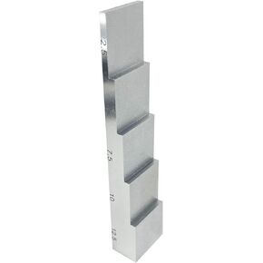 Ultrasonic Calibration Block 5 Step 2.5mm 5mm 7.5mm 10mm 12.5mm Ultrasonic Thickness Gauge Calibration Block 6063 Aluminum in Saudi Arabia