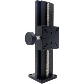 Z Axis Groove Linear Long Stroke Fine-Tuning Sliding Table LWZ60 L=100-500mm Manual Displacement Trimming Platform(150mm) in Saudi Arabia