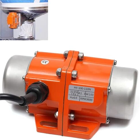 HGFLE-Ac Vibration Motor 100W Vibrating Asynchronous 110V 3600Rpm,for Shaker Table, Adjustable Eccentricity Block in Saudi Arabia