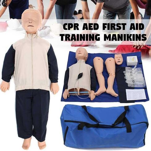 الطفل CPR Manikin - محاكاة تدريب رعاية المرضى لمهارات الإسعافات الأولية والتمريض - مثالية للتدريس الطبي والتدريب على الاستجابة للطوارئ in Kuwait