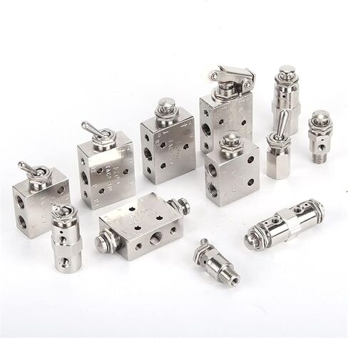 Air Pneumatic Valve Toggle Toggle Buncl TAC2-41V 31V 41P 31P 41PP TAC-4V 4P 3P 3V TV-3S 1PC (TV-3S) in Kuwait