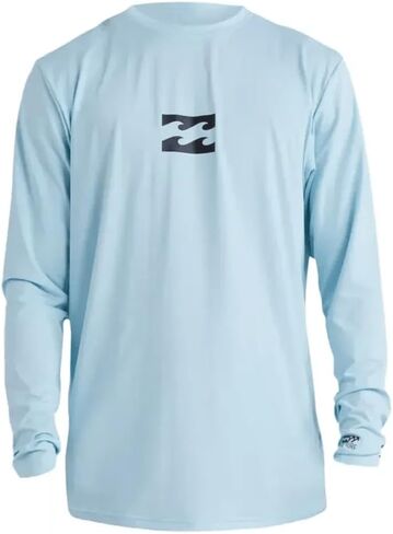 Billabong Big Boys' All Day Wave LS Surf Shirt - Coastal - XL in Saudi Arabia