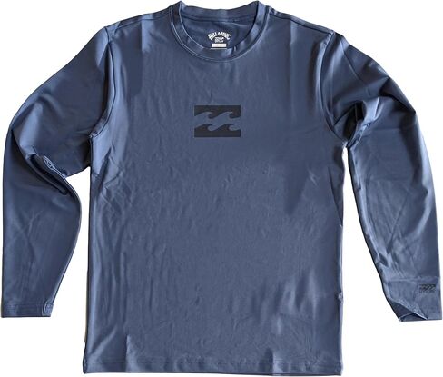 Billabong Big Boys 'All Day Wave LS Surf Shirt - Slate Blue in Saudi Arabia