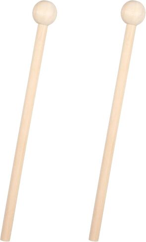 2Pcs Wood Xylophone Mallets, 7.5 Inch Percussion Sticks for Xylophone Glockenspiel Bell Chime Woodblock Drum in Saudi Arabia
