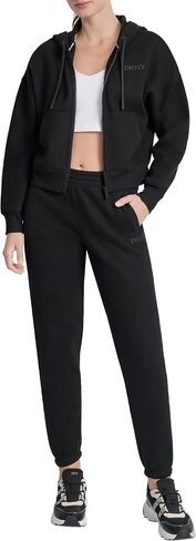 DKNY Women's Cillecone Logo Logo Hoodie sweatshirt in Saudi Arabia