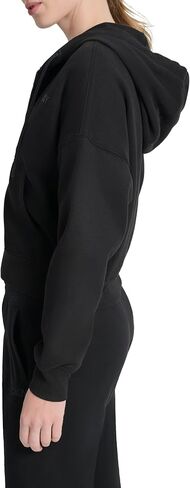 DKNY Women's Cillecone Logo Logo Hoodie sweatshirt in Saudi Arabia