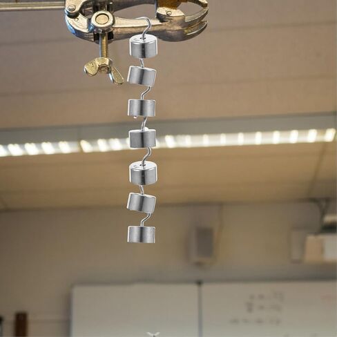 Zerodeko Lab Slotted Mass Set 50pcs 5g Weights Precision Hanger Weights for Physics Mechanics Science Educati in Saudi Arabia