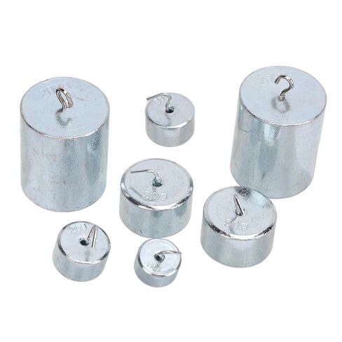 7 أجهزة كمبيوتر مدمن مخدرات مجموعة 10G 20G 50G 200G Chrome Steel Hook Weight Set لمدرسة المختبر in Saudi Arabia