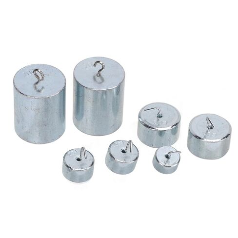 7 أجهزة كمبيوتر مدمن مخدرات مجموعة 10G 20G 50G 200G Chrome Steel Hook Weight Set لمدرسة المختبر in Saudi Arabia