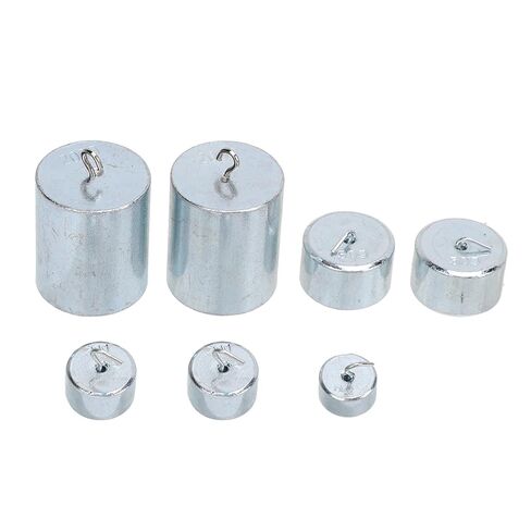 7 أجهزة كمبيوتر مدمن مخدرات مجموعة 10G 20G 50G 200G Chrome Steel Hook Weight Set لمدرسة المختبر in Saudi Arabia