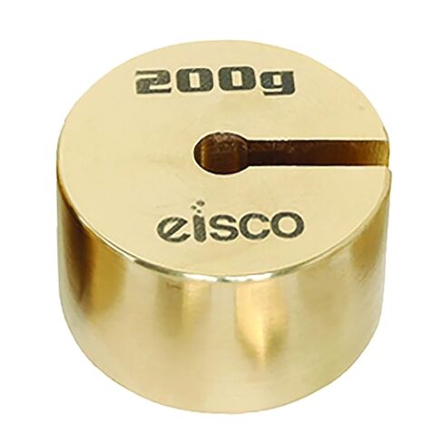 Eisco Labs Brass 200 gram Slotted Weight (Spare/Replacement) in Saudi Arabia