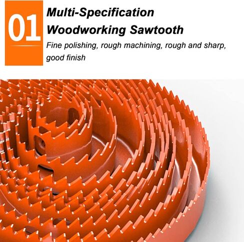 Drill Bits Bi-Metal Hole Saw Hole Opener Hole Saw Cutter Tool Suitable for Aluminum(13 Piece Set) in Saudi Arabia
