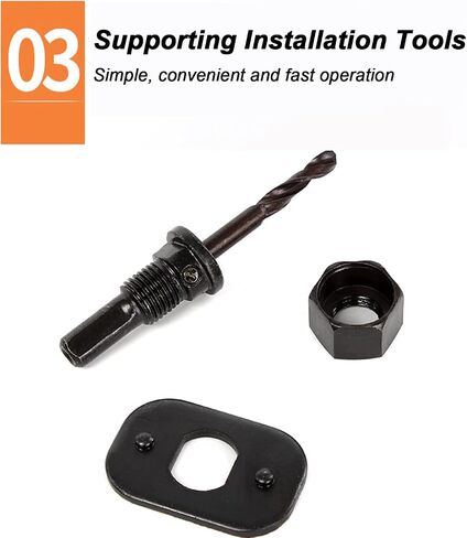 Drill Bits Bi-Metal Hole Saw Hole Opener Hole Saw Cutter Tool Suitable for Aluminum(13 Piece Set) in Saudi Arabia