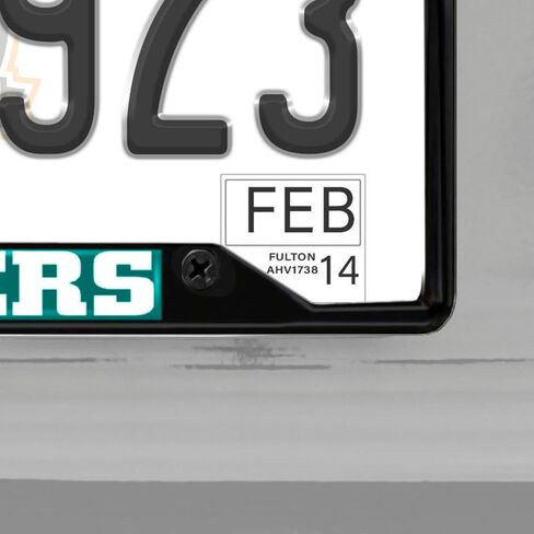 2024-25 College Football Champions Ohio State Black Metal License Plate Frame - 6.25"x12.25" in Saudi Arabia