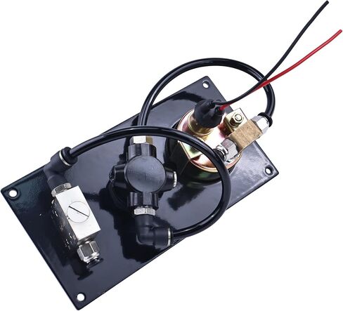 Lift Axle Control Assembly With Toggle Air Valve, Pre-Plumbed & Assembled, Fitting/DOT Tubing & Mounting Plate Included, Air Suspension Accessories 6451051 in Saudi Arabia