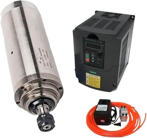 110V 800W محرك مغزل 65 مم ER11 + 1.5KW العاكس VFD + 75W مجموعة مضخة المياه 24000 دورة في الدقيقة in Saudi Arabia