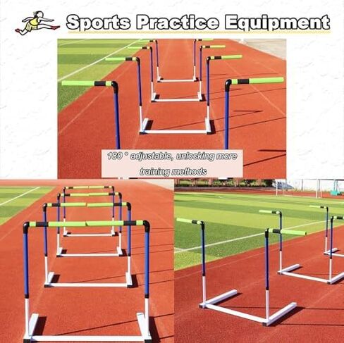 عقبات تدريب الفريق والميدان ، وتدريب التدريب الرياضي القابل للتعديل ، Hurdle-1/2/ 4pcs ، وعقبات السرعة ، ومسار عقبات ， ممارسة العقبات ، وعقبات معدات التدريب للرياضيين (4pcs) in Saudi Arabia