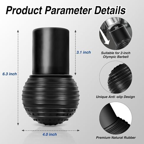 Landmine Attachment for Bar, Portable Barbell Landmine Attachment with 360° Rotation, Fits 2-inch Olympic Bar, No Installation Needed, Ideal Landmine Attachment for Barbell, Rack, Full-Body Training in Saudi Arabia