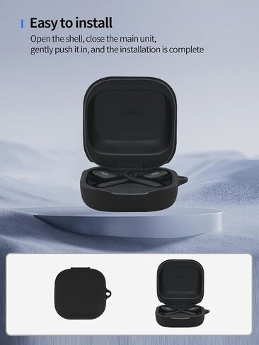 متوافق مع SHOKZ OPENFIT 2 ضوضاء النشط إلغاء سماعات الأذن ، ميناء شحن SILICONE PROCENT SILICONE RACKPROCK RACHPACION يمكن الوصول إليه ، LED أمامي مرئي مع الحبل والوردي. in Kuwait