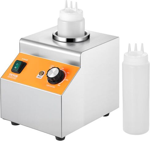 موزع جبن Vevor Electric مع مضخة ، 2.4 لتر حرة حارة أكثر دفئًا ، موزع مضخة مسخن من الفولاذ المقاوم للصدأ ، 86-230 ℉ Temp قابلة للتعديل صلصة الجبن الدافئة ، لفرط الجبن الساخن بالكراميل in Saudi Arabia