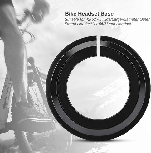 Bikes Headset Base, Aluminum Alloy Headset Base Ring, Bikes Fork Crown Race, 29.9mm 1.1in Headset Spacers Fork Open Replacement Parts for Mountain Road Bikes in Saudi Arabia