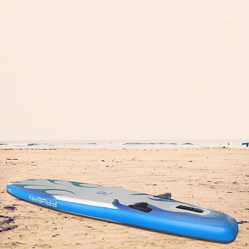 Inflatable Paddle Board,Extra Wide 10.6'/11' Stand Up Paddle Board with Sup Accessories,400lbs Capacity for Family with Safety Leash, All Skill Levels Sup for Yoga,Fishing,Surfing in Saudi Arabia