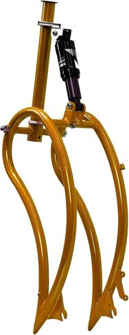 Tracer FM Leopard 26inch Stretch Steel Cruiser E-Bike Frame Cruiser Bike Frame, Include Triple Tree Fork and Chain Guard Multi-Color in Kuwait