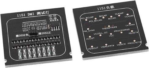 1151 Test Card Efficiently Test Signals LED Motherboard Tester for Compact Size, Black in Saudi Arabia