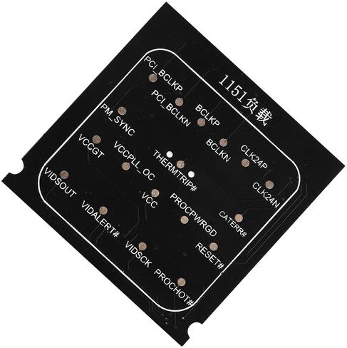 1151 Test Card Efficiently Test Signals LED Motherboard Tester for Compact Size, Black in Saudi Arabia