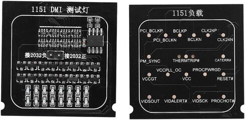 1151 Test Card Efficiently Test Signals LED Motherboard Tester for Compact Size, Black in Saudi Arabia