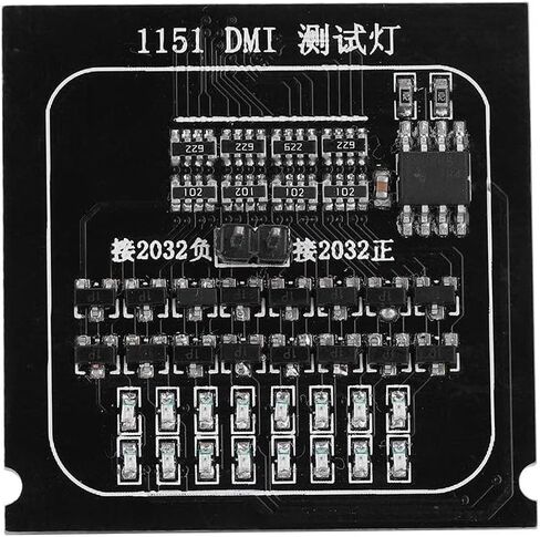 1151 Test Card Efficiently Test Signals LED Motherboard Tester for Compact Size, Black in Saudi Arabia