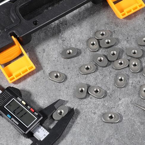 20 Pcs 1/4"-20 Threaded Centered Slide in Economy T Nuts Centered Hole Sliding T-Nuts, T Slot Accessories for 10 Series T-Track Aluminum Extrusion Profiles Rail in Saudi Arabia