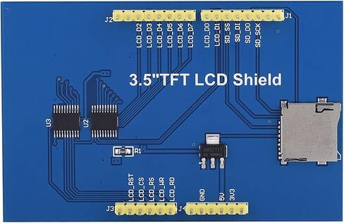 LCD Screen Module 3.5in 480x320 Image Display Memory Card Socket SPI Flash for STM32 Development Board (with Touch) in Kuwait
