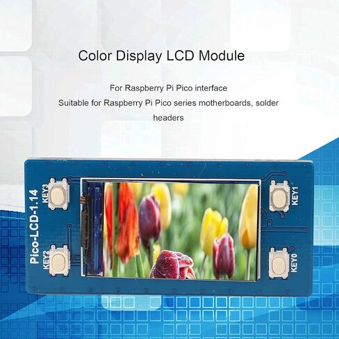Hilitand Color Display LCD Module SPI 240 × 135 دقة لـ PICO 2.6-5.5V 1.14in مع برنامج تشغيل على متن الطائرة ، شاشة IPS ملونة ، 65 ألف ألوان ، ST7789 in Saudi Arabia