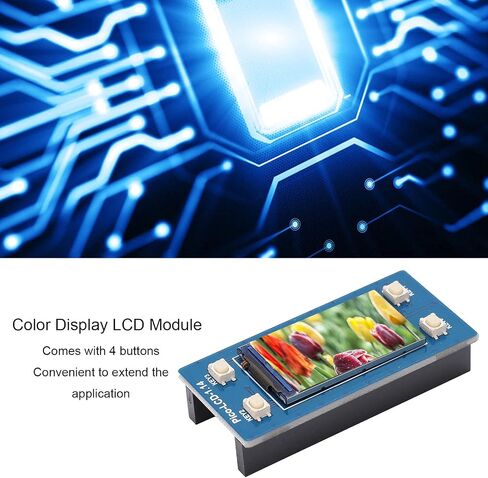 Hilitand Color Display LCD Module SPI 240 × 135 دقة لـ PICO 2.6-5.5V 1.14in مع برنامج تشغيل على متن الطائرة ، شاشة IPS ملونة ، 65 ألف ألوان ، ST7789 in Saudi Arabia
