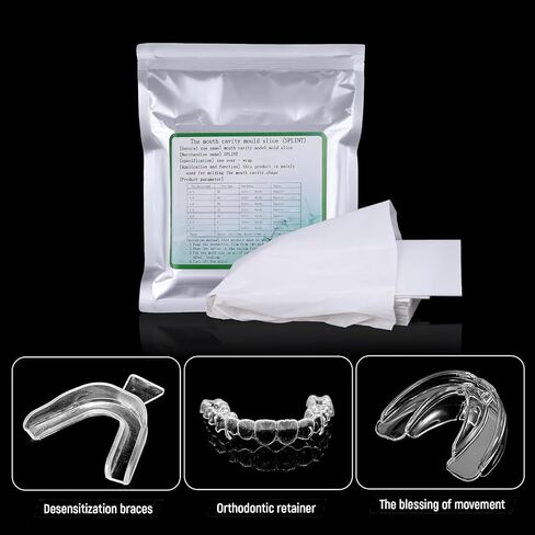 Soft Splint Sheets Film Thermoforming Materials for Vacuum Forming Machine 5''*5'' (0.8mm) in Kuwait
