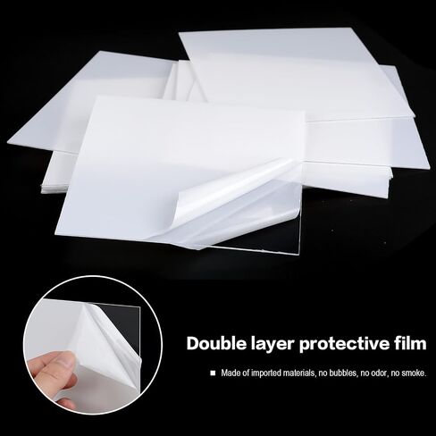 Soft Splint Sheets Film Thermoforming Materials for Vacuum Forming Machine 5''*5'' (0.8mm) in Kuwait