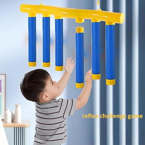 2025 ترقية REFLESS REFLESS DROP Sticks Game ، أداة التدريب على رد فعل العصي المتساقطة ، وسرعة قابلة للتعديل ، تصطاد العصي لتنسيق العين ، وزيادة وقت رد الفعل عند الأطفال والبالغين in Saudi Arabia