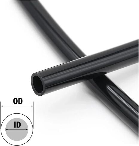 1/3/5/10m Black Silicone Tube ID 0.5~32mm Tasteless High Temperature Resistant Flexible Silicone Tubing(5 Meters,ID 7mm x OD 9mm) in Saudi Arabia