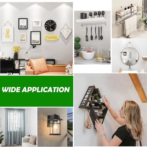 120Pcs Drywall Anchors, 60 Sets Self-Drilling Dry Wall Anchors and Screws kit, Heavy-Duty Wall Anchors for Drywall, Gypsum Board and Hollow Walls, No Pre Drill Hole Required in Saudi Arabia