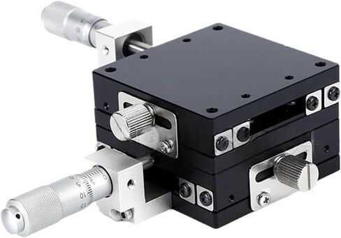 60 * 60mm 13mm XY Axis Stages Linear Stage Ball Bearing Manually Platform Sliding Table(LGY60-R) in Saudi Arabia