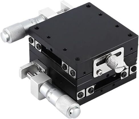 60 * 60mm 13mm XY Axis Stages Linear Stage Ball Bearing Manually Platform Sliding Table(LGY60-R) in Saudi Arabia