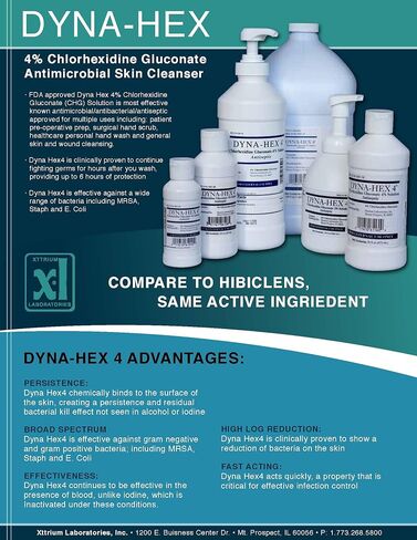 Dyna-Hex-Xttrium Labs Dyna-Hex4 منظف الجلد المطهر in Saudi Arabia