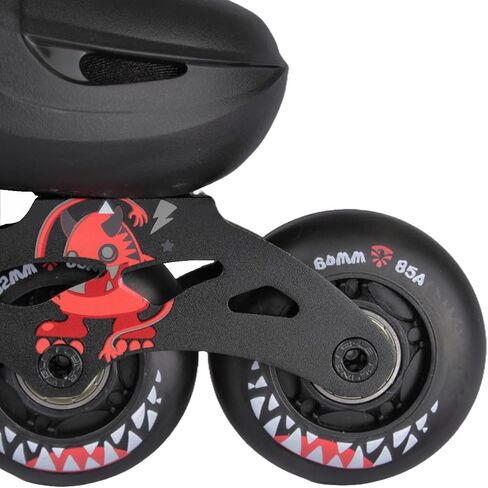 Flying Eagle L6 LUMOS JR. SKATES - الأطفال يضيءون شفرات الأسطوانة ، الزلاجات المضمنة القابلة للتعديل للأطفال RollerBlades Boys & Girls ، in Saudi Arabia