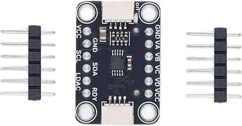 4 Way Digital Adalter Converter Quad DAC Board MCP4728 EEPROM STEMMA QT QWIIC I2C 4 CHANNELS 12-BIT 2.7V-5.5V PCB Mount in Saudi Arabia