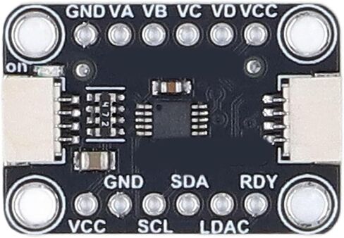 4 Way Digital Adalter Converter Quad DAC Board MCP4728 EEPROM STEMMA QT QWIIC I2C 4 CHANNELS 12-BIT 2.7V-5.5V PCB Mount in Saudi Arabia