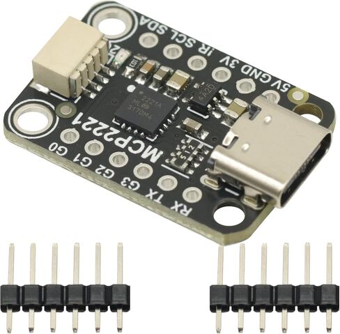 MCP2221A USB إلى GPIO ADC I2C وحدة التحويل النمطية من النوع C ، لوحة معالجة إشارة واجهة ، MCP2221A USB إلى GPIO ADC I2C in Saudi Arabia