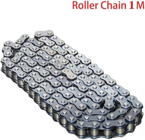 Pitch 8mm 05B-1 Carbon Steel Roller Chain/Chain Connector Chain Half/Full Buckle Roller Industrial Chain Join Buckle(Chain 1M-1Pcs) in Kuwait